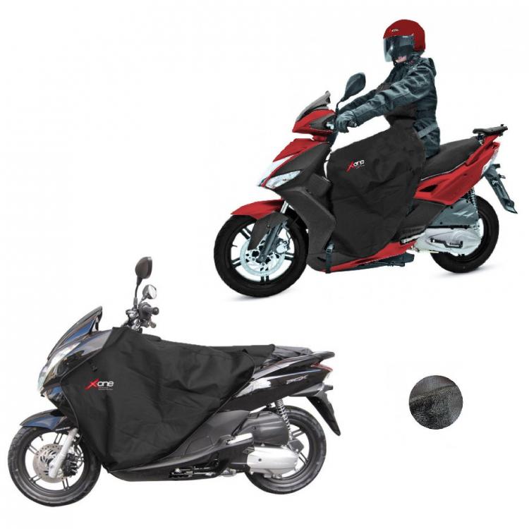 Xone Coprigambe Felpato Impermeabile Parannanza Universale Termico Moto Scooter