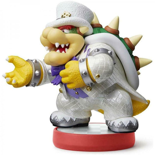 Amiibo Super Mario Odyssey - Bowser Sposo Wedding Figure Nuovo Da Collezione