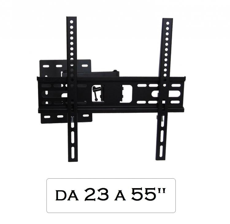 Supporto Staffa Muro Vesa Tv Da 26-32-40-42-46-48-49-50-55 Lcd Plasma Led Curvo
