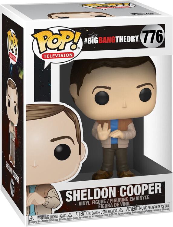 Funko Pop ! Television The Big Bang Theory (776) Sheldon Cooper Vinyl Figure 9Cm