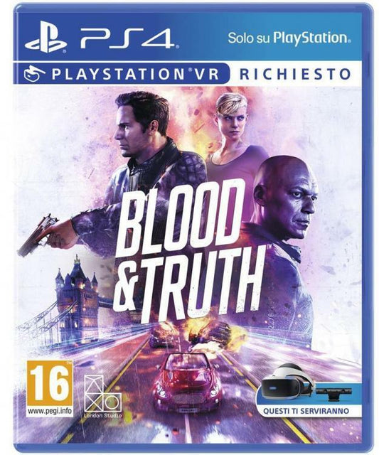 BLOOD & TRUTH PS4 GIOCO VR PLAYSTATION 4 VIDEOGIOCO ITALIANO NUOVO SIGILLATO PAL