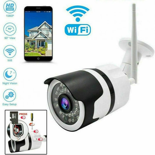 Telecamera Ip Camera Hd Wireless Led Ir Infrarossi Ipcam Tf 36 Led Esterno Wifi