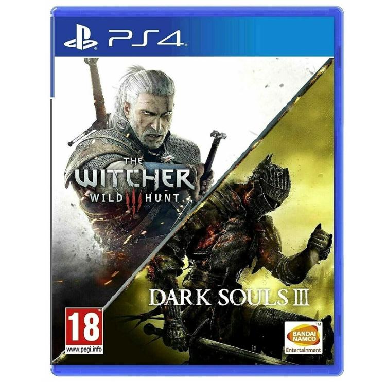 The Witcher 3 Wild Hunt + Dark Souls 3 Ps4 Compilation 2 Dischi Playstation 4 Ita