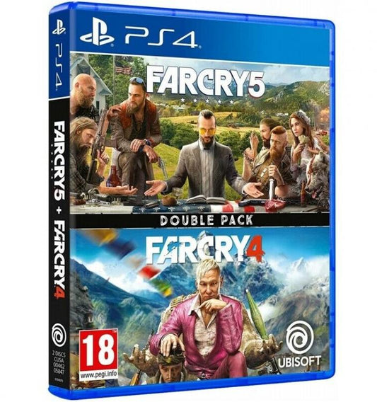 Far Cry 4 + Far Cry 5 Double Pack (2 Giochi) Ps4 Gioco Italiano Playstation 4