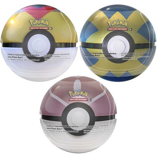Pokemon - Poké Ball Tin Spring 22 (Blue) Tgc Velox Pokeball Gcc Gioco Carte Ita