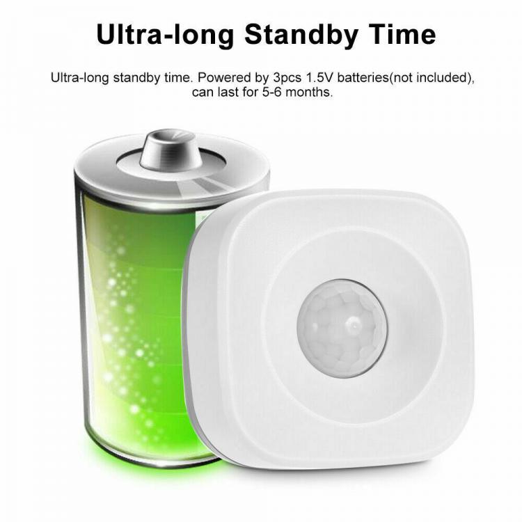 Sensore Pir Wifi Smart Motion Infrarosso Wireless Rilevatore Movimento Allarme
