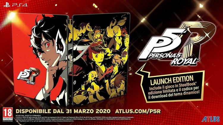 Persona 5 Steelbook Edition Ps4 Gioco Playstation 4 Gioco Eu Multilingua Nuovo
