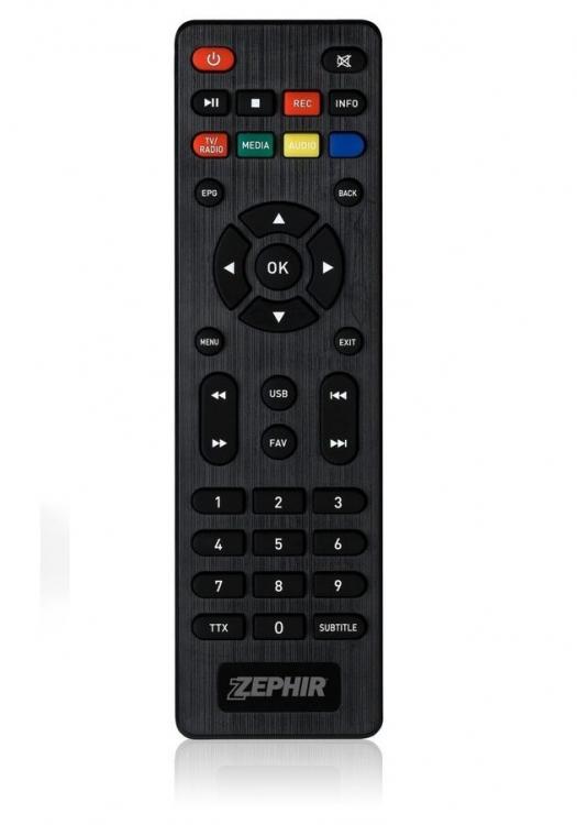 Zephir Decoder Digitale Terrestre Tv Full Hd Dvb-T2 Hevc Usb 2.0 Hdmi Led Tvsat