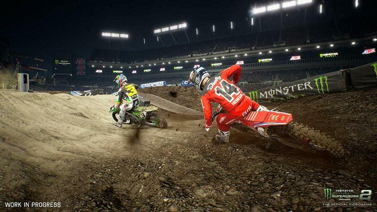 Monster Energy Supercross 2 Ps4 Italiano Moto Gp Play Station 4 Mx Moto Cross