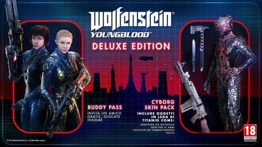 Wolfenstein Youngblood - Deluxe Edition Ps4 Gioco Playstation 4 Italiano Nuovo
