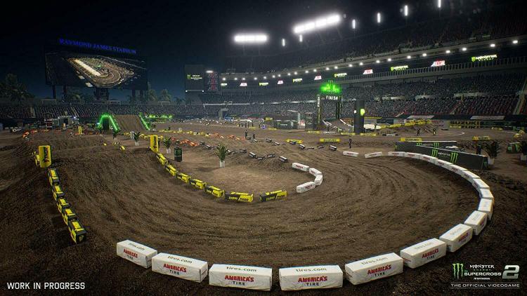Monster Energy Supercross 2 Ps4 Italiano Moto Gp Play Station 4 Mx Moto Cross