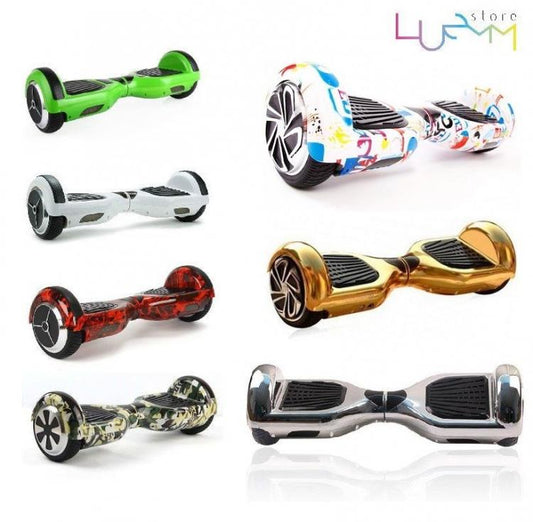 Hoverboard Smart Balance Monopattino Elettrico Pedana Bluetooth Led Vari Colori
