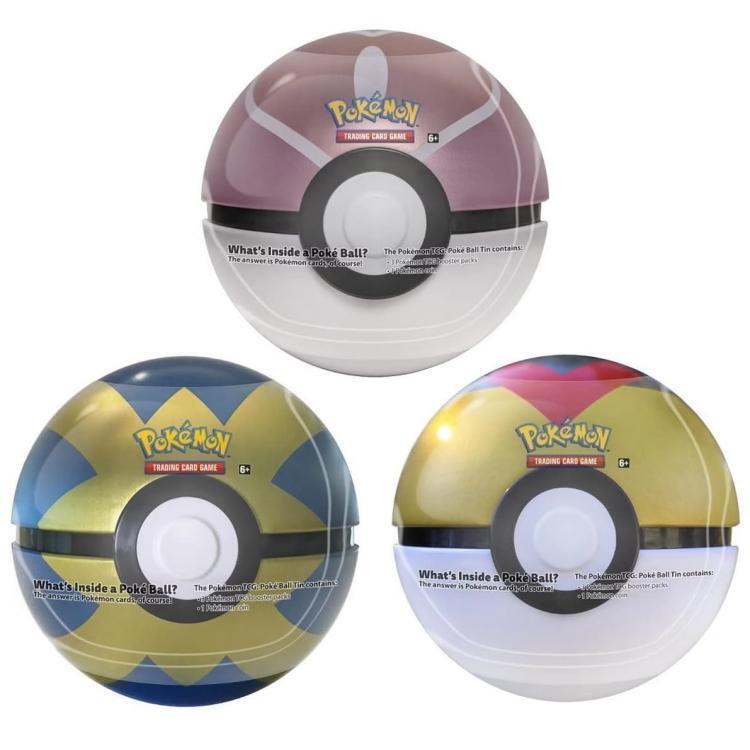 Pokemon - Poké Ball Tin Spring 22 (Blue) Tgc Velox Pokeball Gcc Gioco Carte Ita