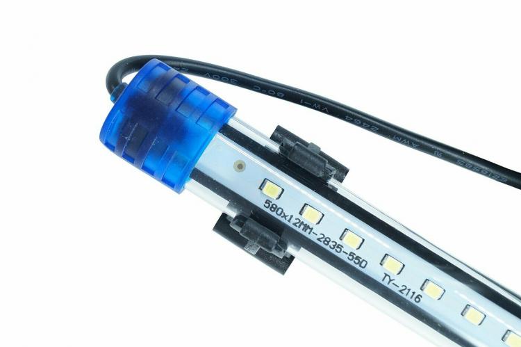 BARRA LED LAMPADA NEON PER ACQUARIO IMPERMEABILE IMMERSIONE LUCE BLU 20cm