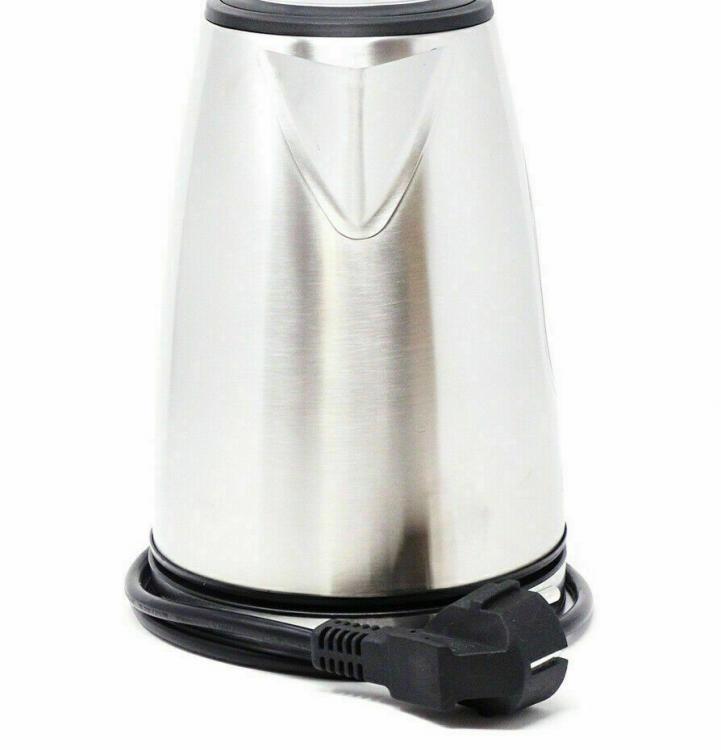 BOLLITORE ELETTRICO 2L IN ACCIAIO 2000W SCALDA BEVANDE LATTE PER ACQUA TISANE TE