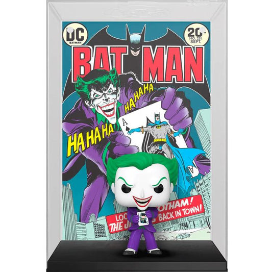 Funko Pop ! Comic Covers: Dc Comics (07) Joker (Exclusive) Figure Di Batman