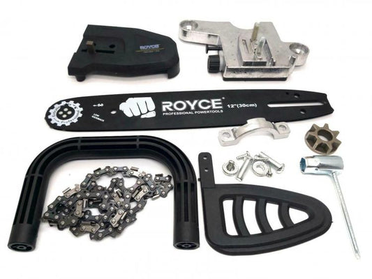 Kit Adattatore Da Smerigliatrice Barra 12" Flex A Sega Elettrica Catena Motosega