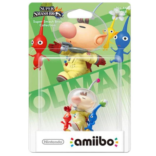 AMIIBO NINTENDO SUPER SMASH BROS. PIKMIN - OLIMAR N. 44 NUOVO NEW SEALED FIGURE