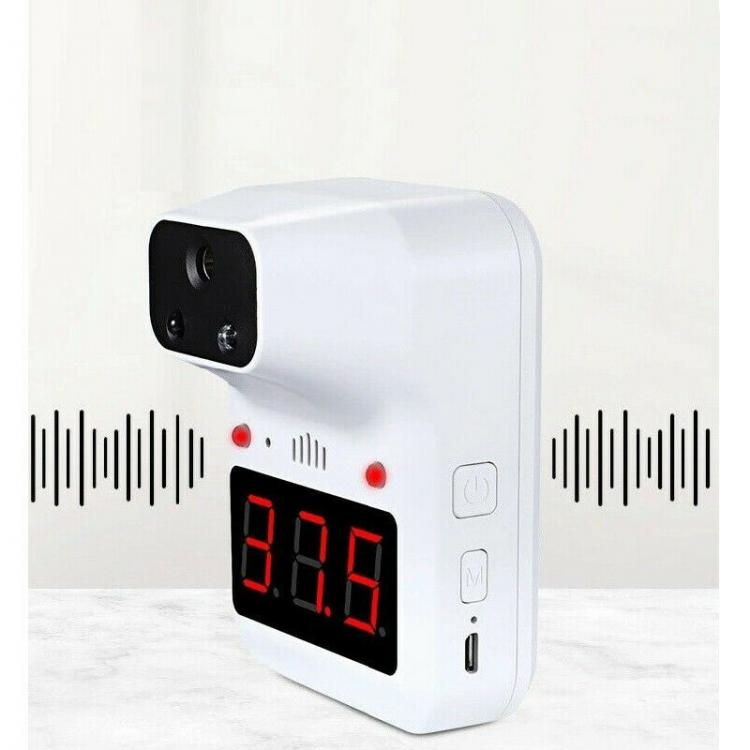 Termoscanner Automatico Infrarossi Da Parete Termometro Laser A Muro Italiano