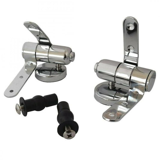 Cerniere per Wc Supporti Copriwater Universali con Chiusura Soft Ammortizzata