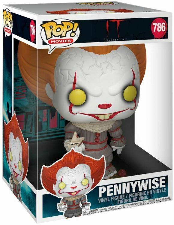 Funko Pop Horror Movies It Pennywise With Boat 786 Vinyl Figure 25Cm Oversize