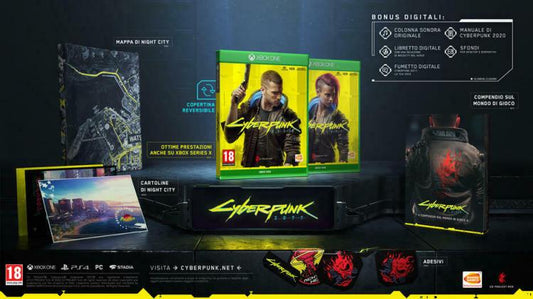 CYBERPUNK 2077 DAY ONE EDITION XBOX ONE / SERIE X GIOCO ITALIANO EDIZIONE FISICA