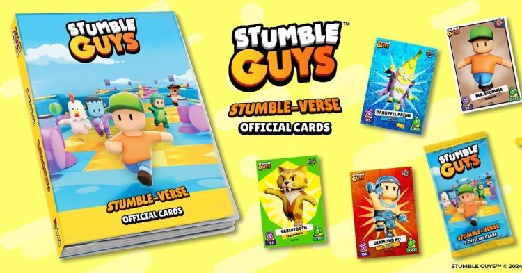 Stumble Guys Album Cards Stumble-Verse Raccoglitore + 1 Bustina + Magazine 2024