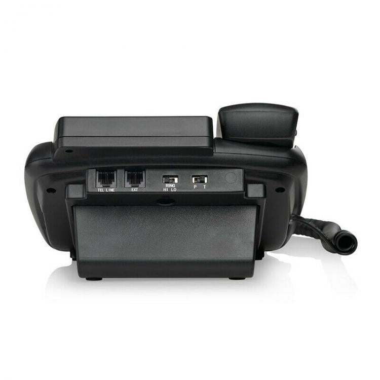 BRONDI TELEFONO FISSO ANZIANI TASTI GRANDI VIVAVOCE SOS LED CASA BRAVO 90 -NERO