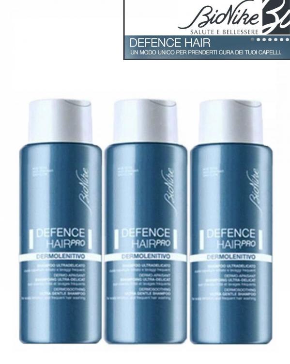 Shampoo Bionike Ultradelicato Dermolenitivo Defence Hair Pro 100Ml Cfz Da 3 Pz