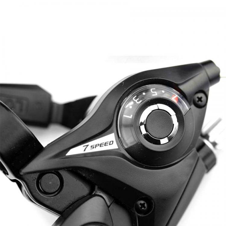 COPPIA COMANDI CAMBIO BICI + LEVE FRENO 3X7 PER BICICLETTA MANOPOLE MTB |XC-1637