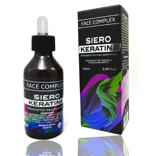 Siero Keratina Face Complex Trattamento Per Capelli Rinforzante Nutriente 100Ml