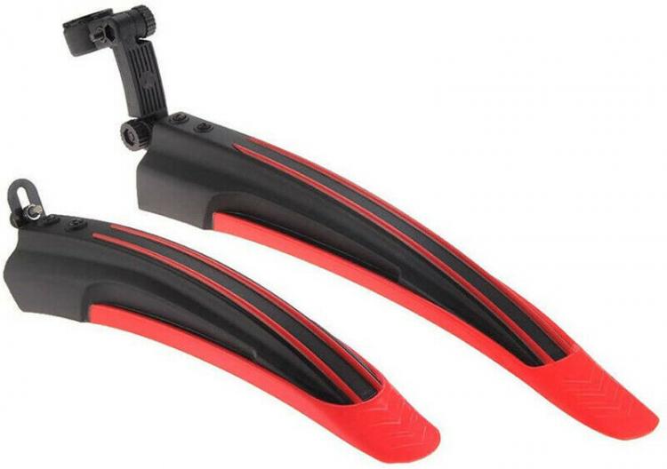COPPIA PARAFANGHI BICICLETTA ANTERIORE E POSTERIORE PARAFANGO BICI MOUNTAIN BIKE