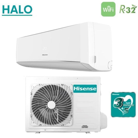 Hisense Condizionatore 9000 Btu A++ Halo Climatizzatore Inverter Wifi Cbyr0905G