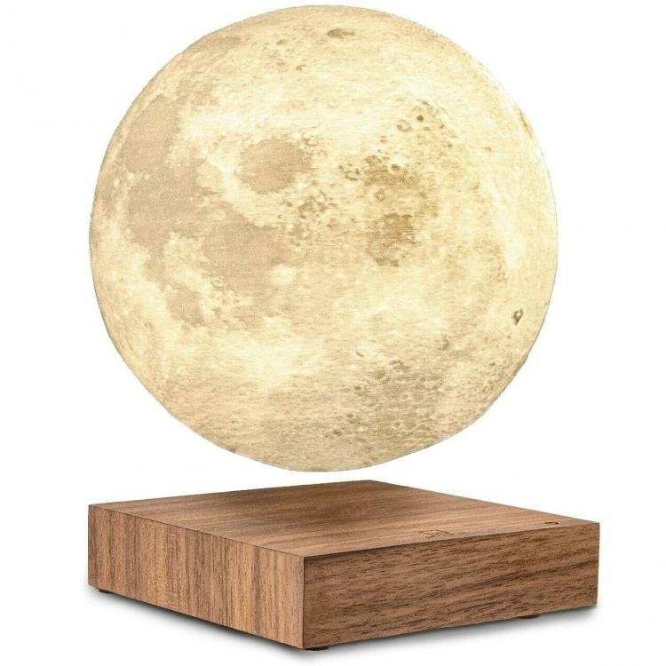 Luna Gravitazionale Levitante Lampada 3D Led Fluttuante Magnetica Design Arredo