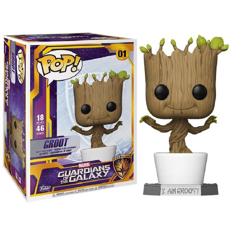 Funko Pop ! Marvel Guardians Of The Galaxy - (01) Groot Giant 46Cm Vinyl Figure