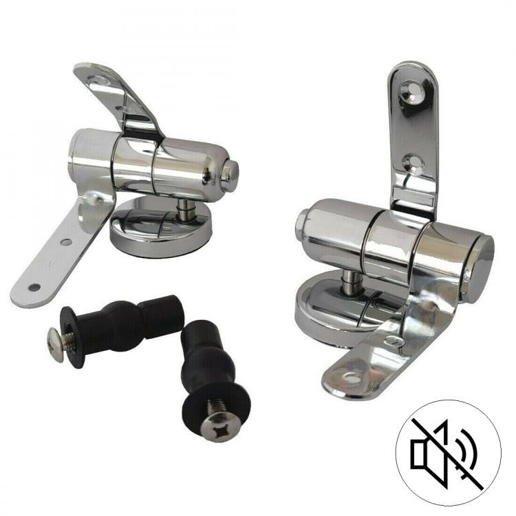 CERNIERE PER WC SUPPORTI COPRIWATER UNIVERSALI CHIUSURA SOFT AMMORTIZZATA 79573