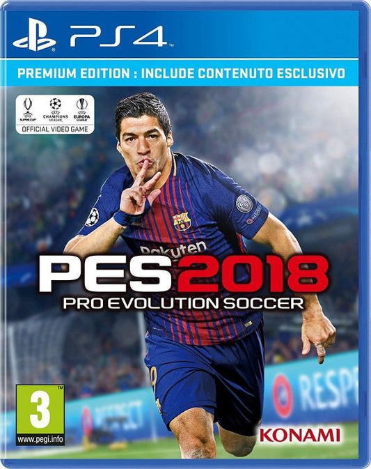 Videogioco Pes 2018 Premium Edition Ps4 Italiano Pro Evolution Soccer 2018 Eu