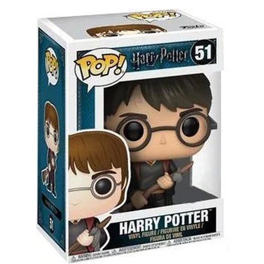 Funko Pop ! Harry Potter - (51) Harry Potter W / Firebolt E Feather Vinyl Figure