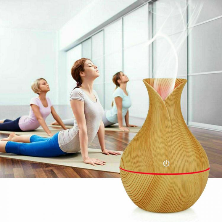 Umidificatore A Ultrasuoni Diffusore Aromi Oli Essenziali Per Aromaterapia Legno