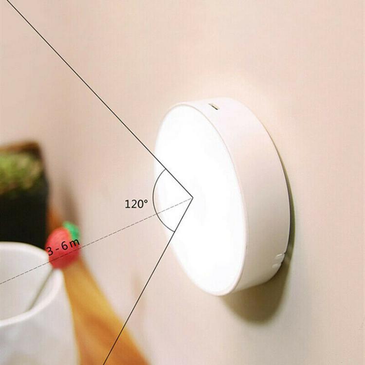 Lampada Led Con Sensore Di Movimento Ricaricabile Usb 6W Luce Fredda 6500K |T80F