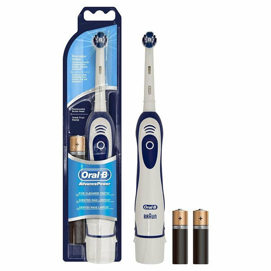 COPPIA 2pz ORAL-B ADVANCE POWER SPAZZOLINO ELETTRICO A BATTERIE AA INCLUSE BRAUN