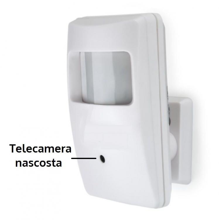 Telecamera Nascosta Interno Sensore Di Movimento 3,6Mm Antifurto Ahd Videocamera