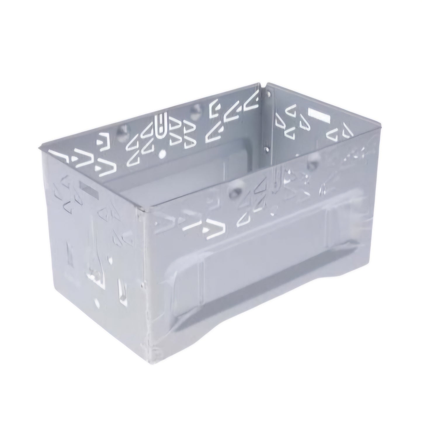 Carrello Slitta Gabbia Supporto Autoradio 2 Din Universale Alluminio Stereo Auto