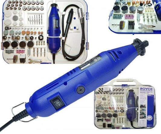 Kit Mini Trapano 163Pz Smerigliatrice Drimmel Rotante 330W Punte Frese | Rmg-330