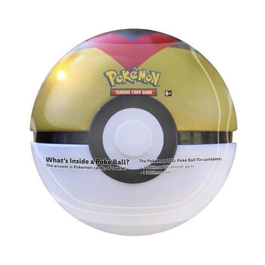 Pokemon - Poké Ball Tin Spring 22 (Oro/Rosso) Tgc Velox Pokeball Gioco Carte Ita