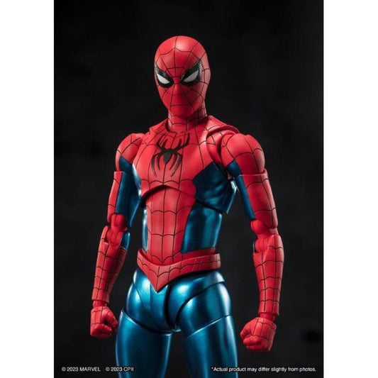 BANDAI SH FIGUARTS : SPIDER-MAN NO WAY HOME NEW RED E BLUE ACTION FIGURE MARVEL