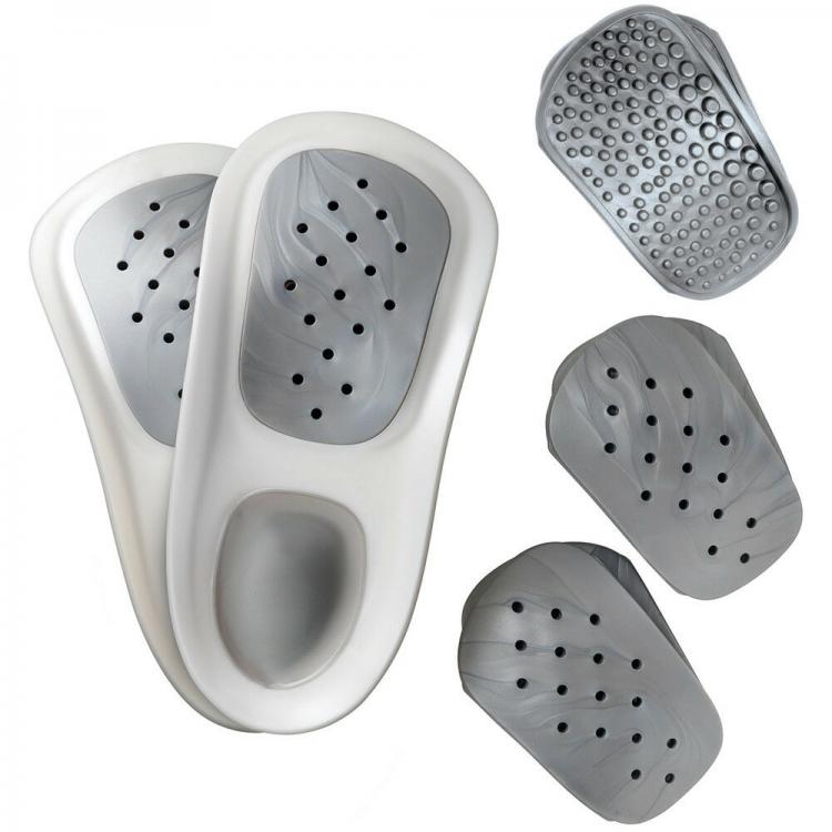 COPPIA SOLETTE WALKFIT PLANTARI ORTPEDICI POSTURALE UNISEX 6 RIALZI SCAMBIABILI