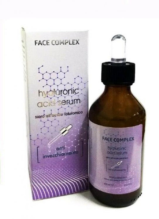 Face Complex Siero Viso (Acido Ialuronico) Anti Rughe 100Ml Fonte Di Giovinezza