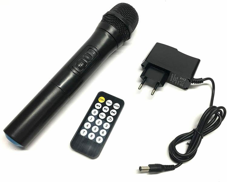 CASSA KARAOKE LED AMPLIFICATA 300W PMPO BLUETOOTH USB SD MICROFONO E TELECOMANDO