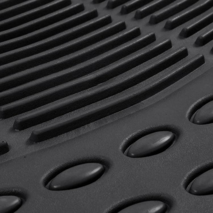 Top Drive Set 4 Tappetini Per Auto Tappeti Universali In Gomma Impermeabili Neri